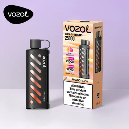 Mango Peach Vozol Gear Shisha 25000 Puffs