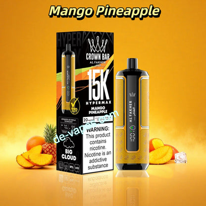 Al Fakher Vape Crown Bar 15000 - Mango Pineapple