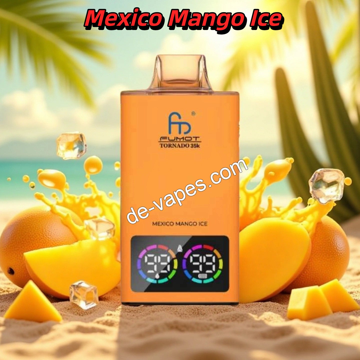 Mexico Mango ice Randm Tornado 35000 Puffs