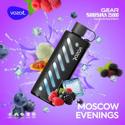 Vozol Gear Shisha 25000 - Moscow Evenings