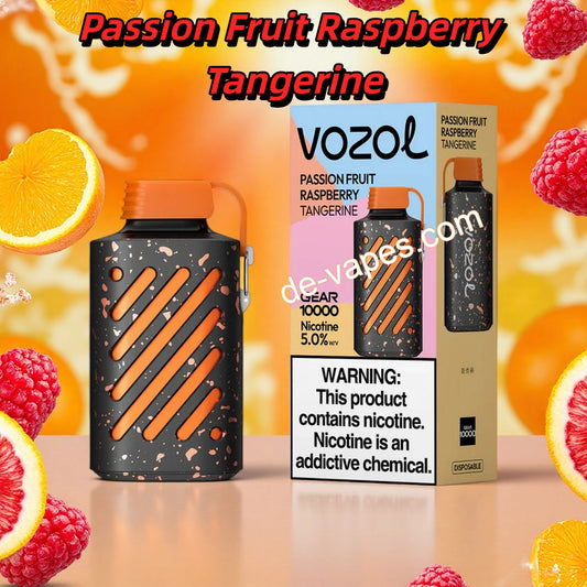 Passion Fruit Raspberry Tangerine Vozol Gear 10000 Puffs