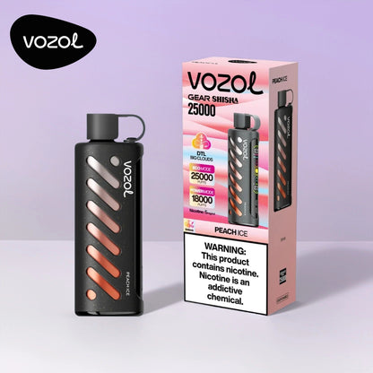 Vozol Gear Shisha 25000 Puffs - Peach Ice