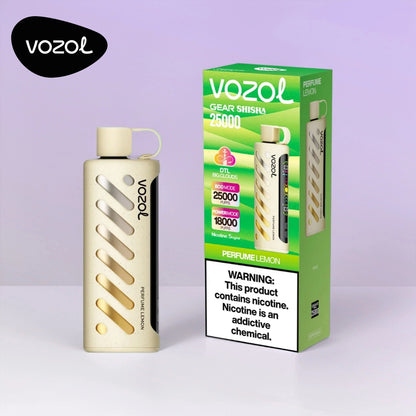 Vozol Gear Shisha 25000 Puffs - Perfume Lemon