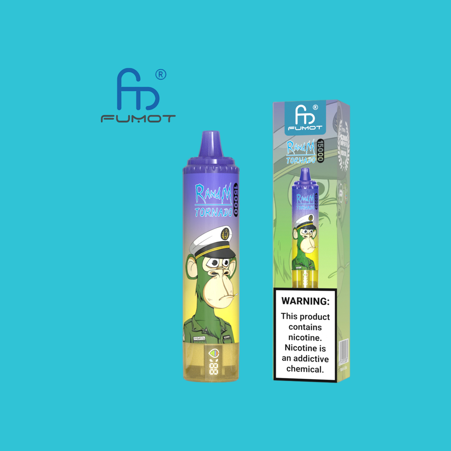 Blueberry Pomegranate Randm Tornado Vape 15000 Puffs