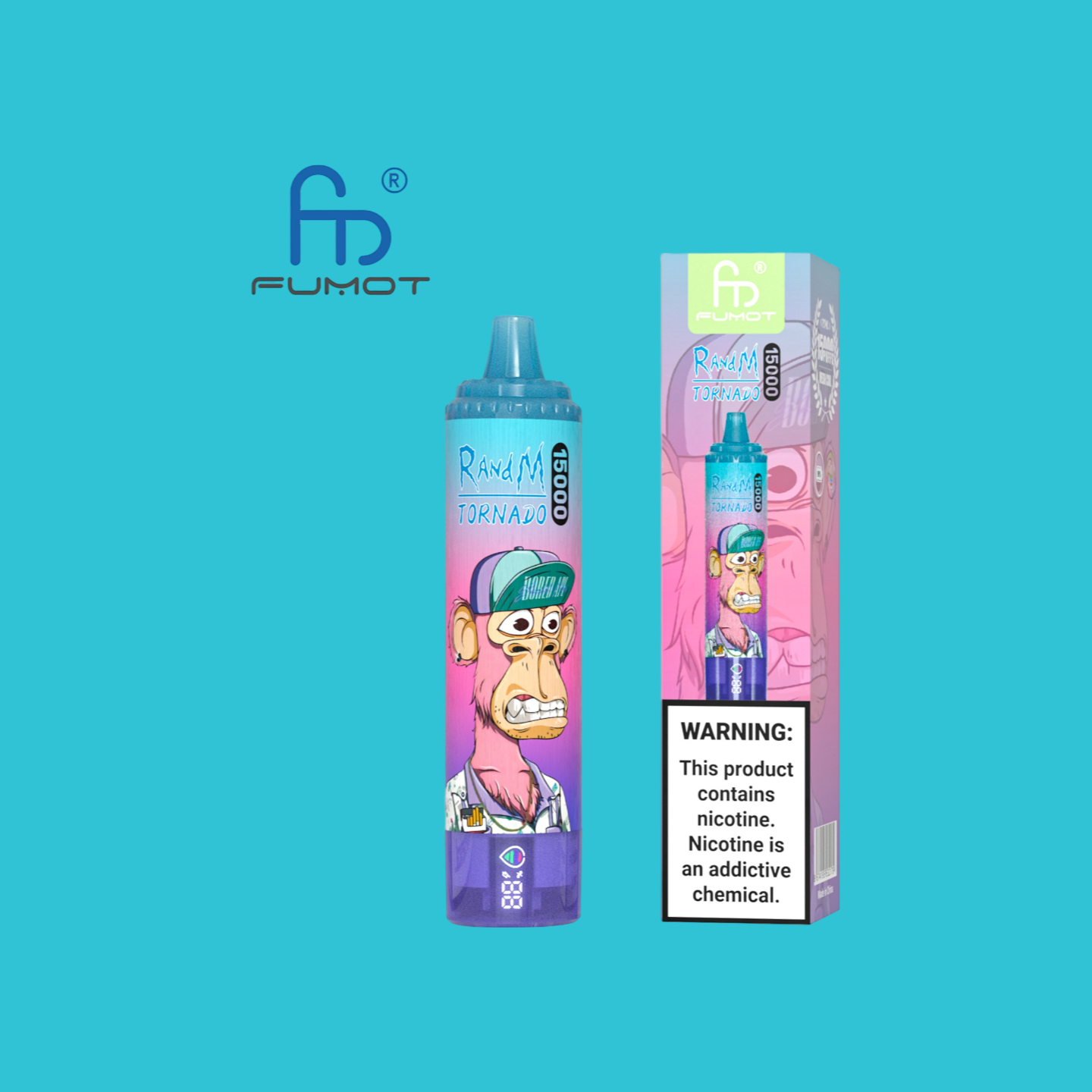 Blueberry Raspberry Randm Tornado Vape 15000 Puffs