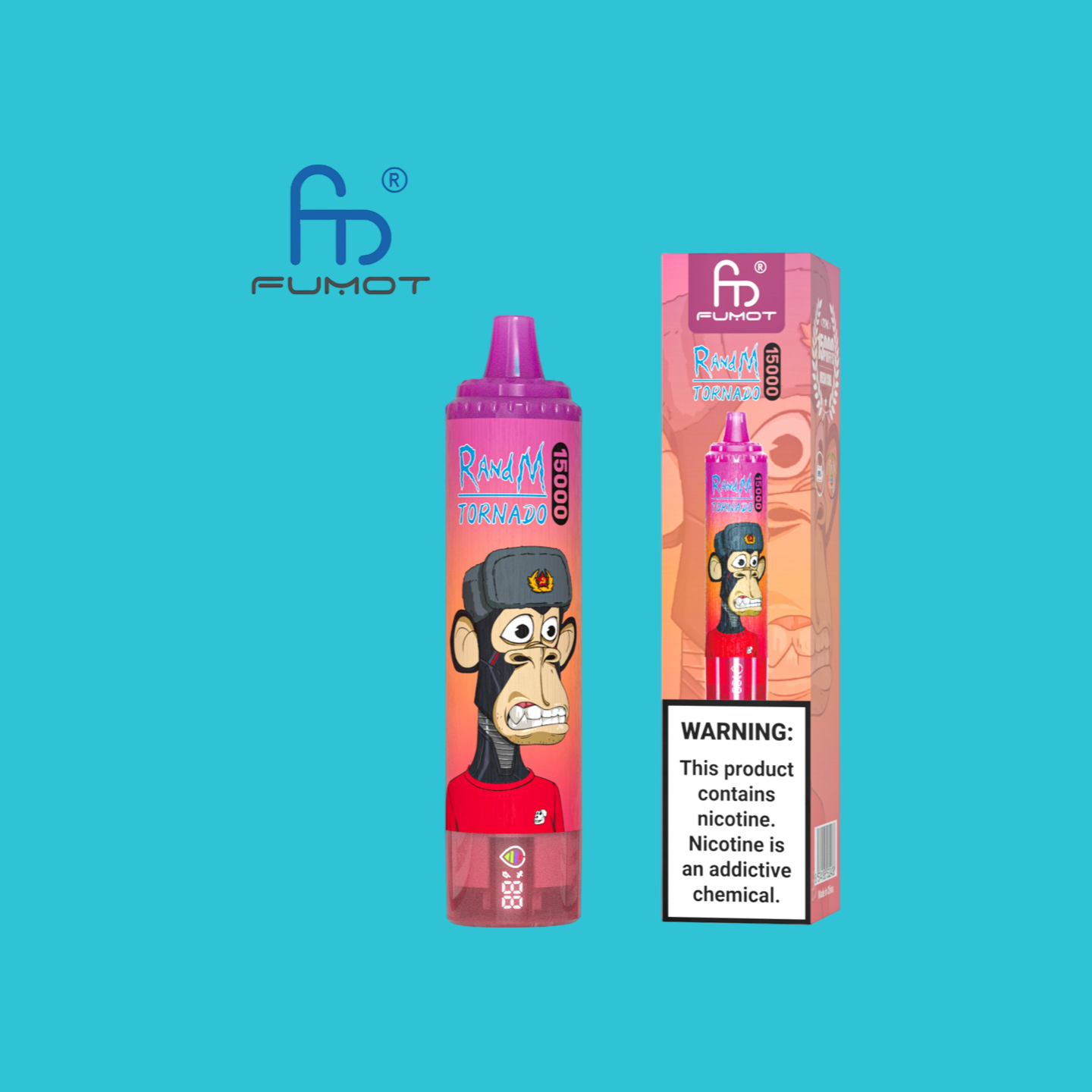 Dragon Fruit RandM Tornado 15000 Puffs 