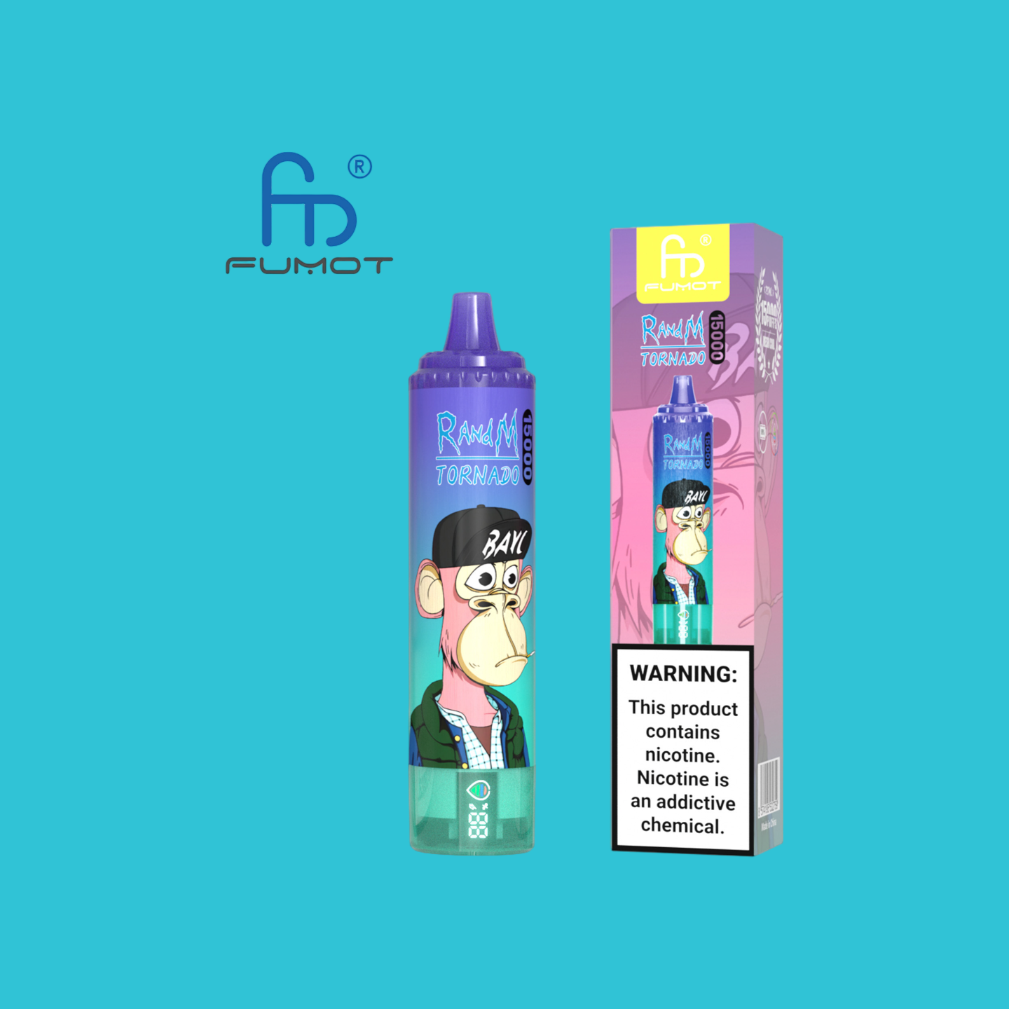 Strawberry Banana Randm Tornado 15000 Puffs