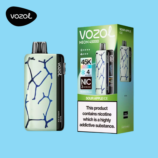 Vozol Neon 45000 Vape Sour Apple Ice Geschmack