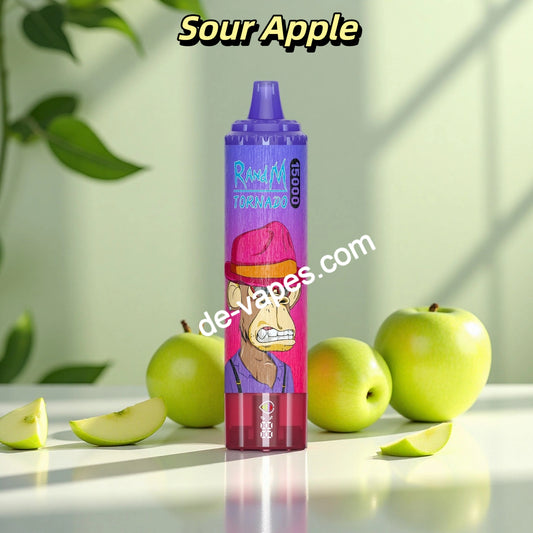 Sour Apple Randm Tornado 15000