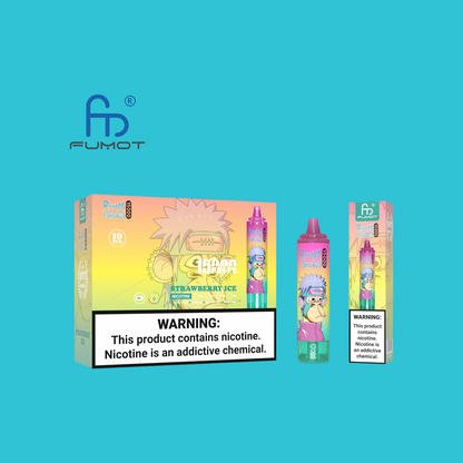 Strawberry Ice Randm Tornado 15000 Puffs 