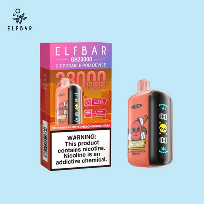 Strawberry Watermelon Bubble Gum ELFBAR GH23000 