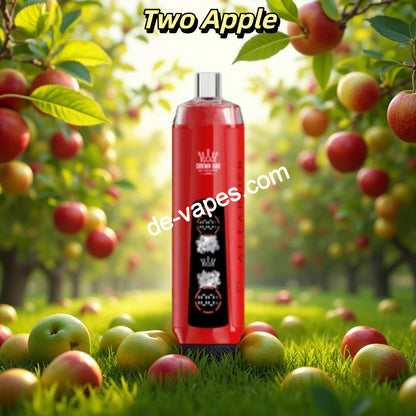 Al Fakher Crown Bar 8000 Vape - Two Apple