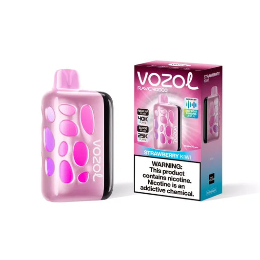 Vozol Rave Vape 40000 - Strawberry Kiwi