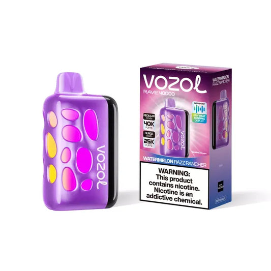 Vozol Rave 40000 - Watermelon Razz Rancher