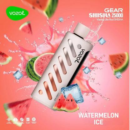 Vozol Gear Shisha 25K Dual-Mode Einweg-Vape – Wassermeloneneis