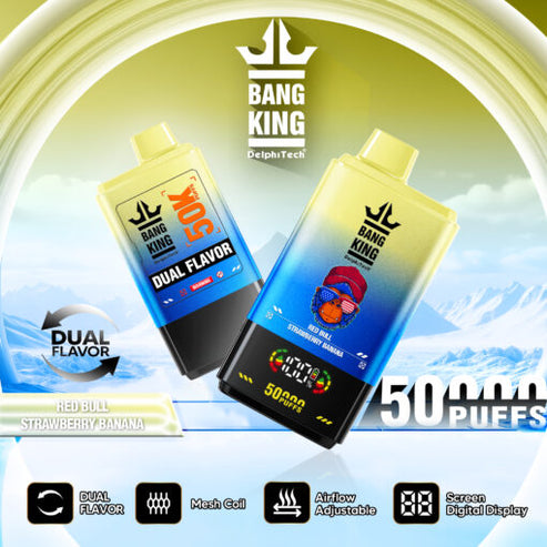Bang King 50000 puffs - Red Bull/Strawberry Banana
