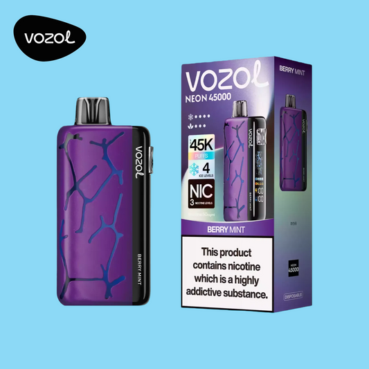 Vozol Vape Neon 45000 Züge Berry Mint