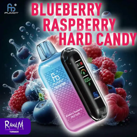 RandM Tornado 20000 puffs - Blueberry Raspberry Hard Candy
