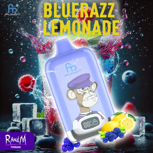 RandM Tornado 12000 Puffs Blue Razz Lemonade