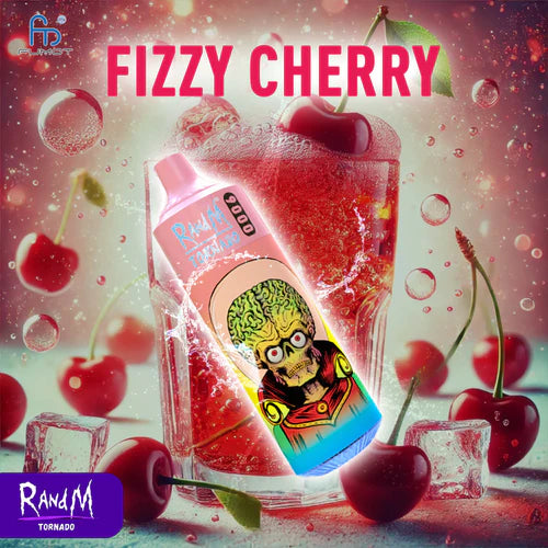 RandM Tornado 9000 Puffs - Fizzy Cherry
