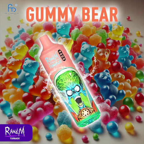 RandM Tornado 9000 Vape - Gummy Bear