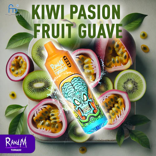 RandM Tornado 9000 - Kiwi Passion Fruit Guava