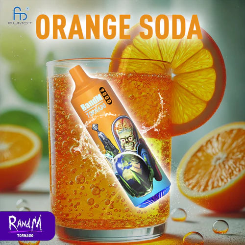 RandM Tornado 9000 Puffs - Orange Soda