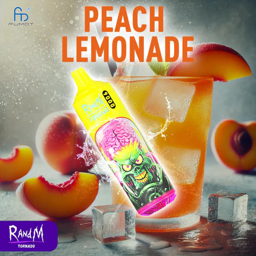 RandM Tornado 9000 Vape - Peach Lemonade