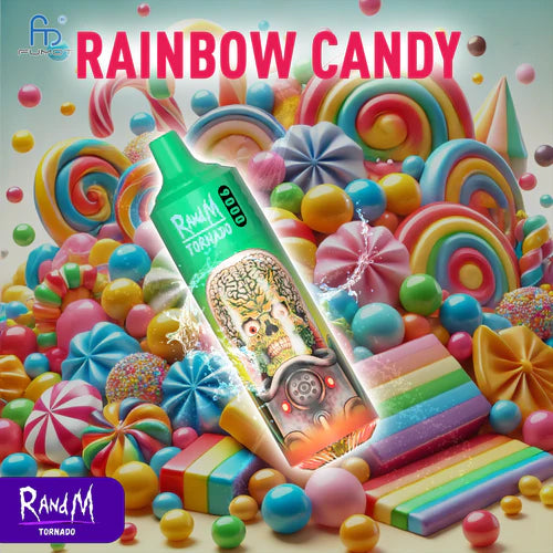 RandM Tornado 9000 Puffs - Rainbow Candy