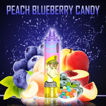 Randm Tornado 15000 - Peach Blueberry Candy