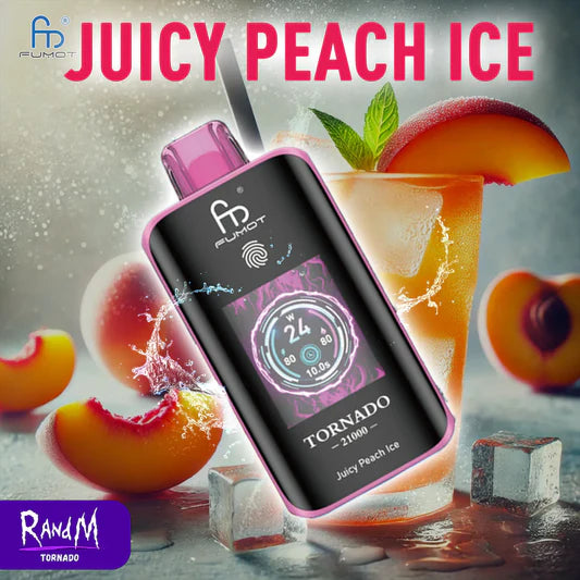 RandM Tornado 25000 Puffs - Juicy Peach Ice