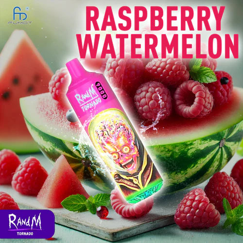 RandM Tornado 9000 Puffs - Raspberry Watermelon