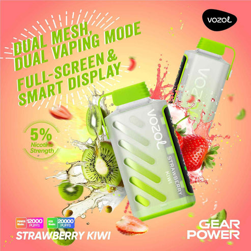 Vozol Gear Power 20000 - Strawberry Kiwi